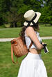 Rucksack mit Lederriemen Mochila I.