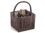 Picknickkorb aus Weide provence für Flaschen Bran IV. - Weidenkorb