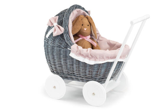 Korbkinderwagen für Puppe provence Lili III.