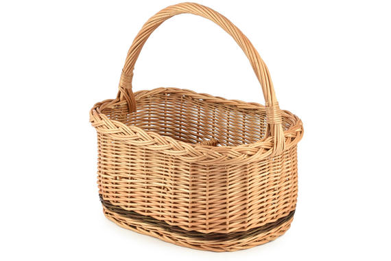 Picknickkorb aus Weide für Flaschen Crate IV.