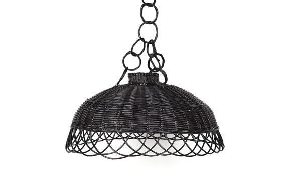 Lustr proutěný malovaný (stínítko) Luce III.