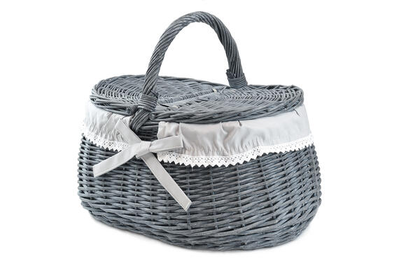 Picknickkorb aus Weide Kvinna I.