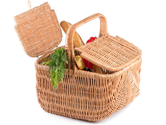 Picknickkorb aus Weidenruten Eger III.