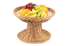 Weidenschale für Brot und Obst Teklif II.