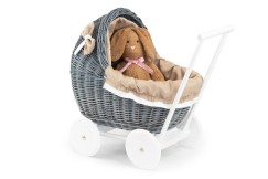 Korbkinderwagen für Puppe provence Lili V.