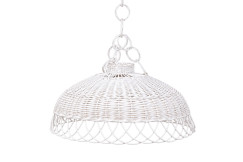 Lustr proutěný malovaný (stínítko) Lustre V.